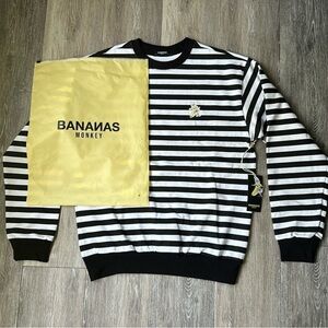 Bananas Monkey Women’s “Earn Your‎ Stripes” Graphic T-Shirt – Size Medium